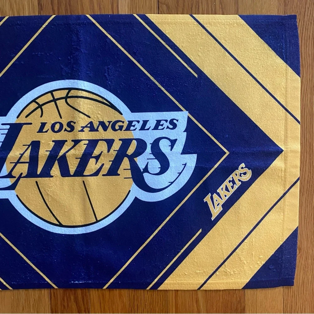Los Angeles Lakers Rally Towel New SET of 2 Rally Golf Tailgate Bench Yellow